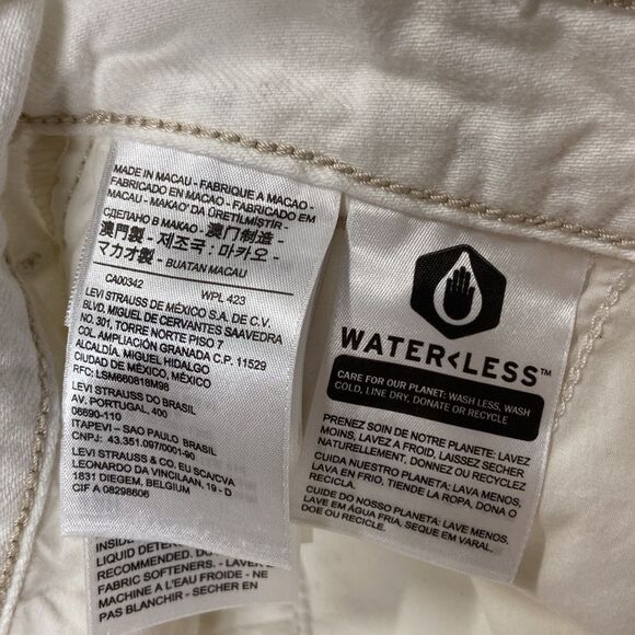 Levi's Cream Cargo Pants size 27 - Picture 3 of 12